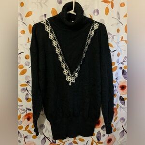 🔥5/$25 Lady Alexis Turtleneck Sweater Sz S